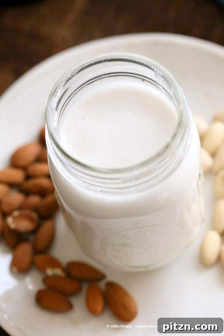 Your Essential Guide to Growing Herbs Indoors 12 How to make Almond Milk with raw almonds or blanched almonds. Blanched almond milk has a less prominent flavor which works great for Indian Chai | Vegan Richa