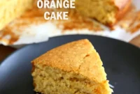 Effortless Zesty Vegan Orange Cake