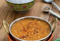 Ginger Spiced Kashmiri Dal Split Pea Yellow Lentil Soup