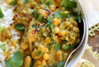 One-Pot Jamaican Cannellini and Lentil Curry