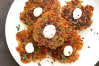 Crispy Potato and Sweet Potato Latkes