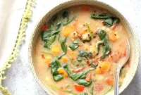 Hearty Instant Pot Chickpea Potato Vegetable Soup