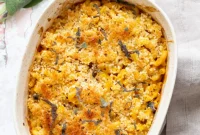 Golden Harvest Vegan Mac and Cheese Bake