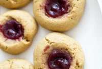 Vegan PB&J Thumbprint Delights