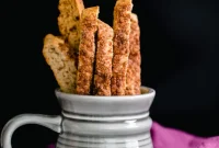Crispy Vegan Churro Biscotti