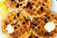 Zesty Berry Waffles