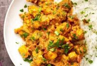 Vegan Tofu Rogan Josh