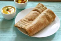 Dosa A Savory Vegan Glutenfree Lentil and Rice Crepe