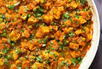 Vegan Tofu Matar