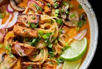 Decadent Vegan Butter Chicken Ramen