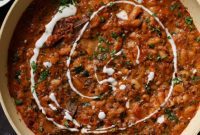 Speedy One Pan Dhaba Chicken and White Bean Curry