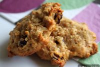 Vegan Almond Butter Oatmeal Raisin Cookies