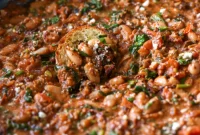 Weeknight Skillet Sausage and White Bean Pasta