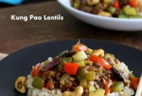 Szechuan Peanut Lentil Bowl