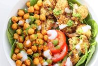 Vibrant Moroccan Harvest Bowl with Zesty Herb Drizzle