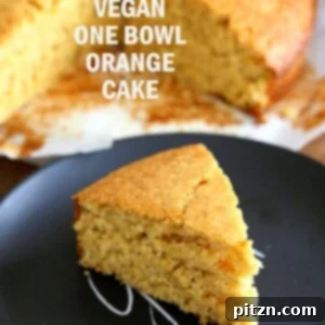 Effortless Zesty Vegan Orange Cake 6 Vegan Orange Cake made in 1 Bowl and just 8 ingredients! Easy Moist Citrusy Vegan Cake. #Soyfree #PalmOilfree #vegan #Recipe.| VeganRicha.com #glutenfree #veganricha #vegan