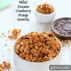 Sriracha Quinoa Millet Granola