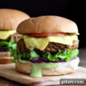 Spiced Lentil Walnut Burgers - a delicious vegan option