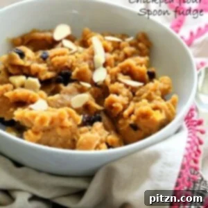 A serving of Besan Halwa