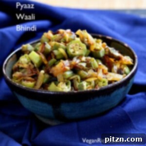 Indian Okra and Onion stir fry. Mom's Pyaaz Waali Bhindi Subzi. Indian Spiced Okra and Onions. Easy side to make you love Okra.