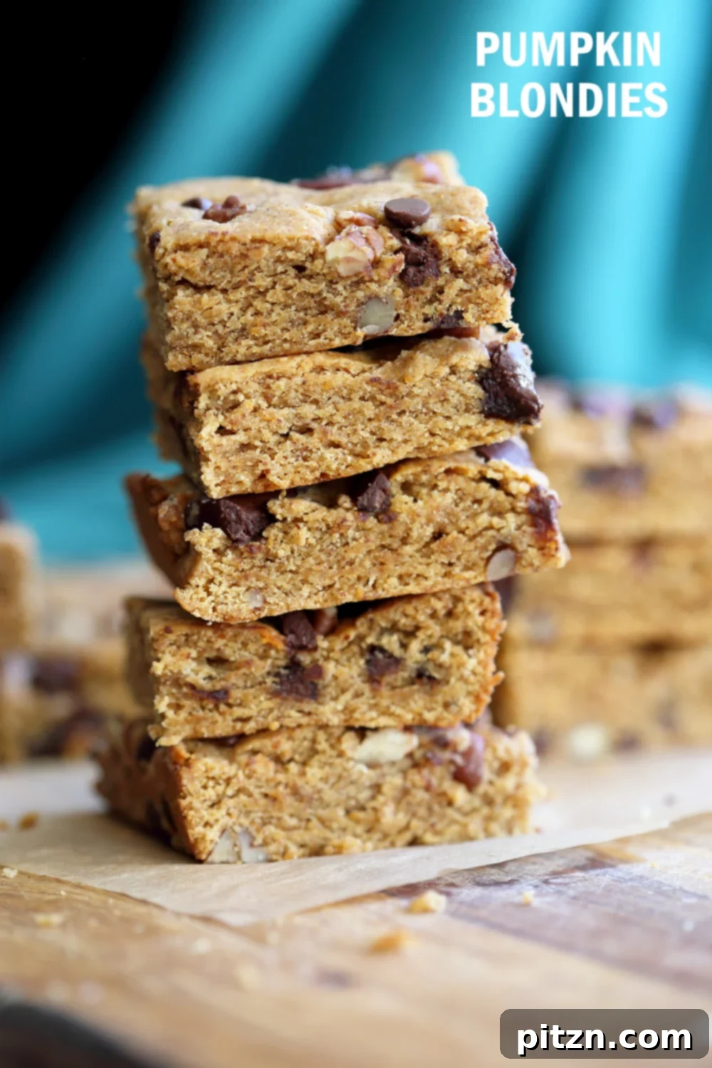 Guilt-Free Vegan Pumpkin Blondies 2 Irresistible Vegan Pumpkin Blondies with Nut Butter, Pecans, and Chocolate Chips – An Oil-Free, Gluten-Free, and Nut-Free Option Recipe