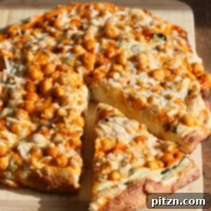 Spicy Vegan Buffalo Chickpea Pizza with Creamy Garlic Celery Ranch 4 Buffalo Chickpea Pizza