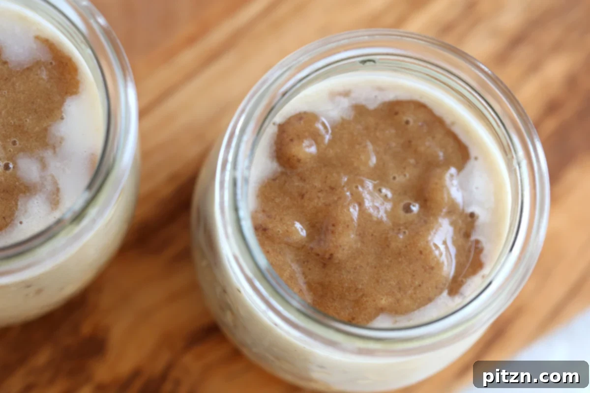 Ingredients for our Samoa Cookie Overnight Oats in Jars