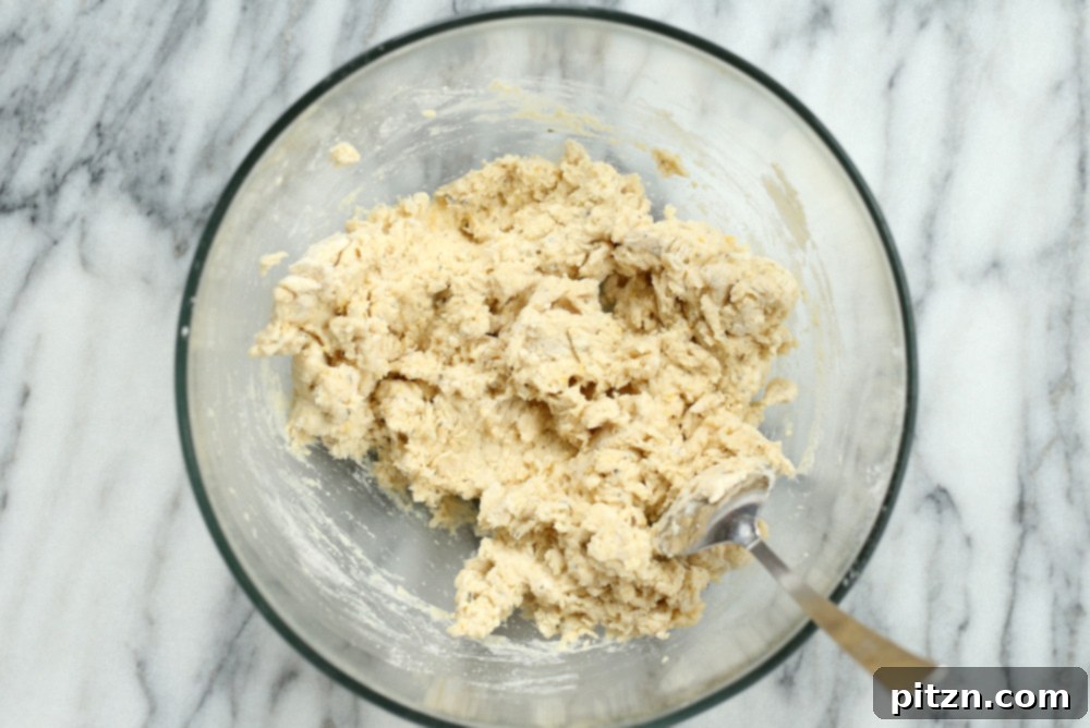 Biscuit dough for Creamed spinach