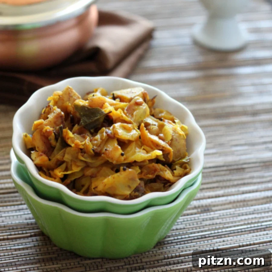 Burnt Chili Patta Gobi Aloo: Spicy Vegan Gluten-Free Cabbage and Potatoes 2 Beautifully spiced cabbage and potato stir-fry, vibrant and enticing