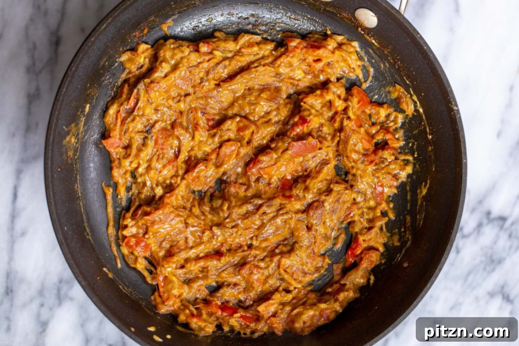masoor dal tadka in sauteeing pan 