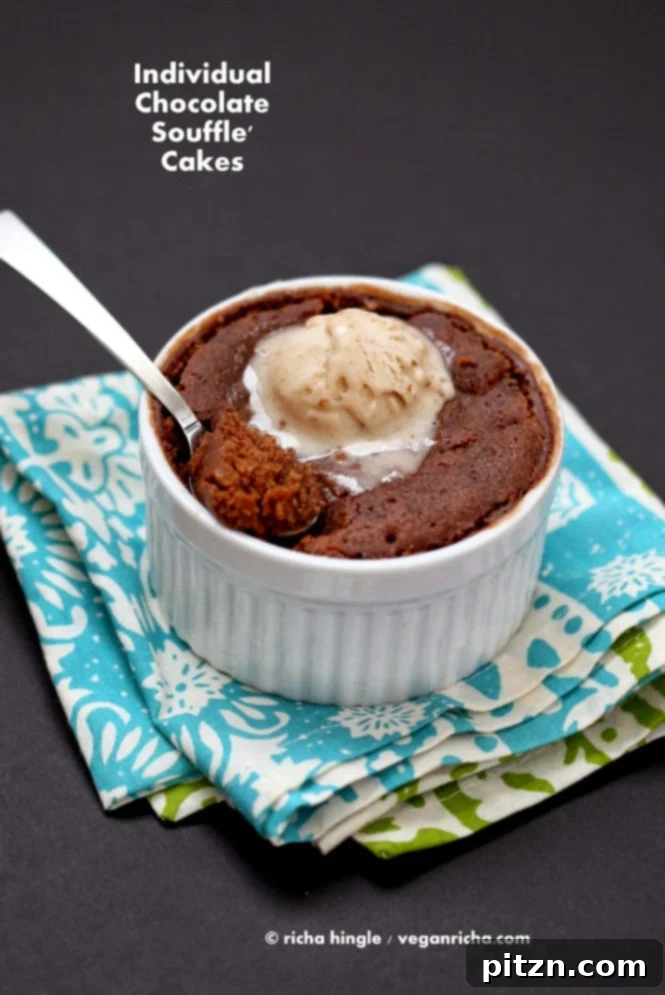 Hot Cocoa Snickerdoodles The Decadent Gluten-Free Vegan Verdict 5 Individual Chocolate Souffle Cake - A perfect gluten-free, vegan chocolate fix