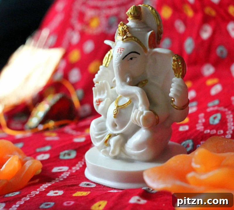 Vegan Indian Besan Laddoo Sweet Chickpea Delight with Cashews and Raisins 3 Ganesh Chaturthi celebrations featuring traditional elements and sweets