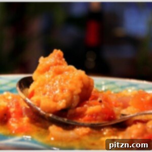 Aloo methi on a spoon