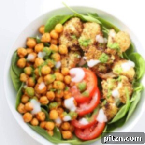 Moroccan Chickpea Cauliflower Bowl