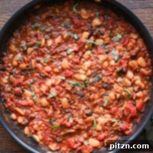 Puttanesca Butter Beans