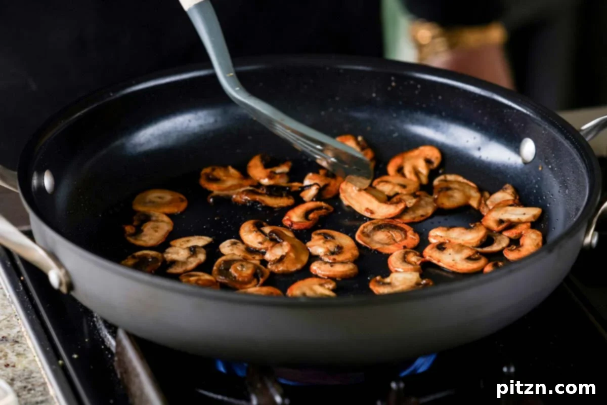 Browned Mushrooms