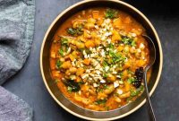 Aromatic Sweet Potato and White Bean Curry Stew