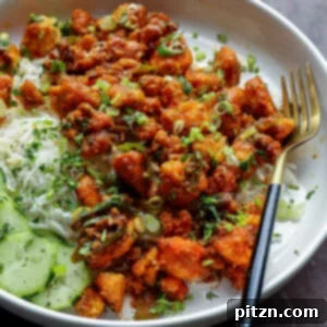 apollo tofu on a plate with rice and cucumber