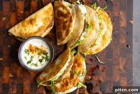 Spiced Potato, Chickpea & Cauliflower Paratha Tacos